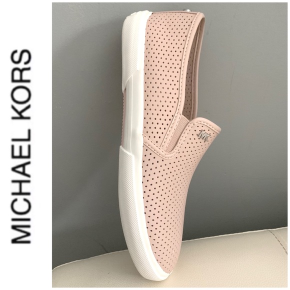 BRAND NEW authentic MK leather slip on sneakers - Picture 5 of 8